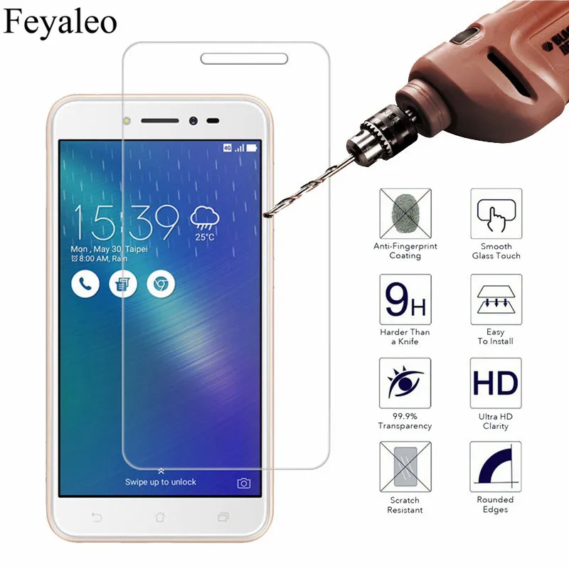 

9H 0.26mm Tempered Glass For Asus Zenfone Live ZB501KL Case Screen Protector For ASUS Zenfone 3 Go Protective Guard Cover Film