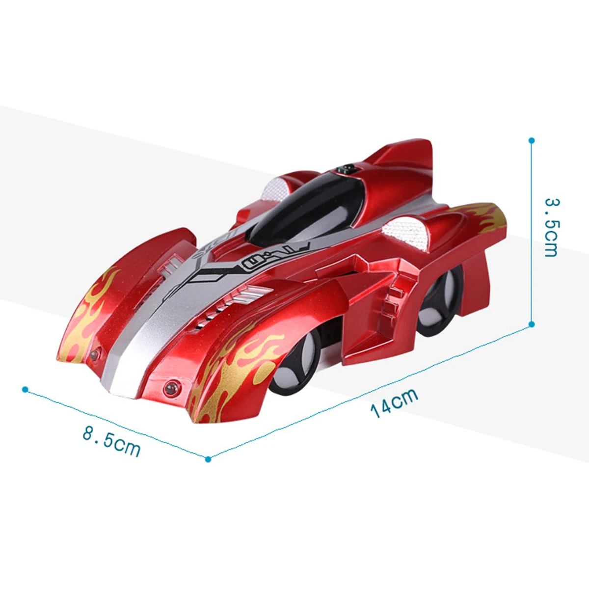 Мини RC PowerLead Page пульт дистанционного управления настенный альпинистский антигравитационный потолочный гоночный автомобиль Электрический светодиодный светильник 360 вращающиеся игрушки для трюков