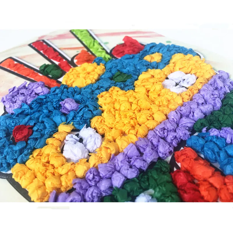 Happyxuan 8 Набор дизайнов DIY 3D Бумага ремесла наборы для детей дошкольного образования материалы детский сад игрушки для детского творчества девочка