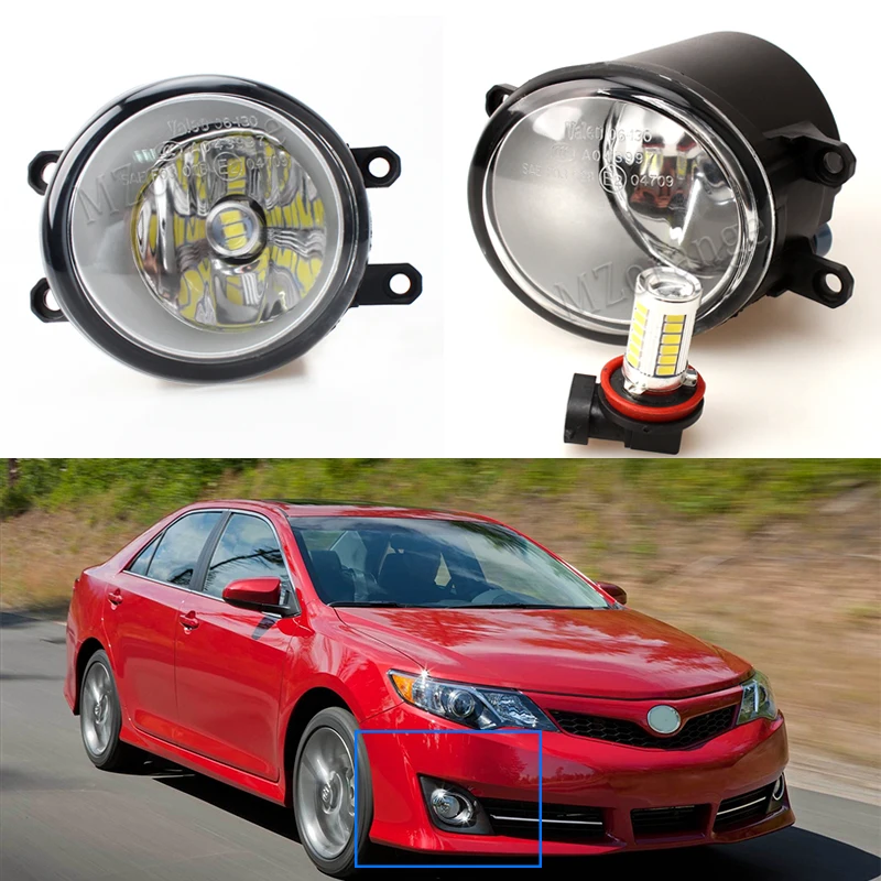 

LED fog lights lamp For TOYOTA COROLLA Verso S AVENSIS T25 CAMRY Verso desire IST RACTIS 2003-2014 Car styling 1set