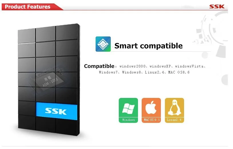 SSK SHE080 USB 3,0 HDD корпус 2,5 дюймов SATA HDD чехол последовательный порт жесткий диск коробка внешний жесткий диск HDD корпус