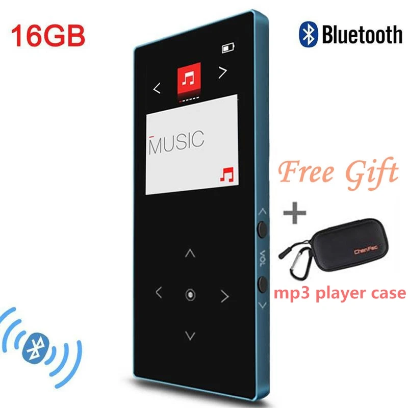 Bluetooth4.1 MP3 Player BENJIE K8 Touch Key Ultra thin 8GB/16GB MP3 Music Player 1.8 Inch Color Screen Lossless Sound with FM