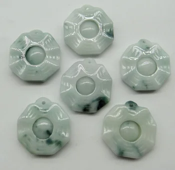 

Natural Stone carving jade Quartz crystal Jades Gossip beads pendants for diy jewelry making Necklace Accessories 6pc