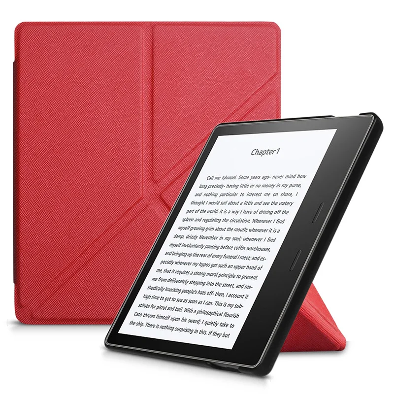 

Stand Case For Amazon Kindle Oasis 2 2017 For Amazon Kindle Oasis 3 2019 Smart Flip PU Leather case+screen protector