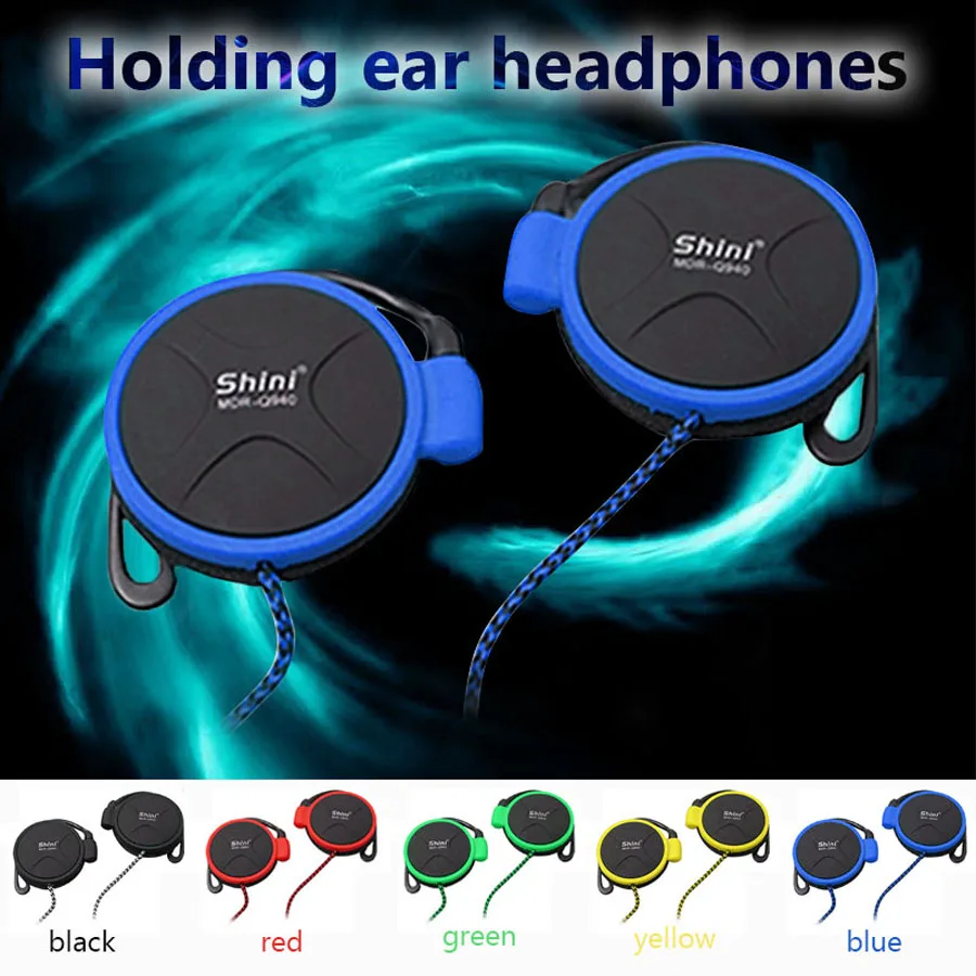 

Shini Q940 Headphones with Microphone 3.5mm Headset EarHook Earphone For Mp3 Player Computer Mobile Telephone Earphone Wholesale