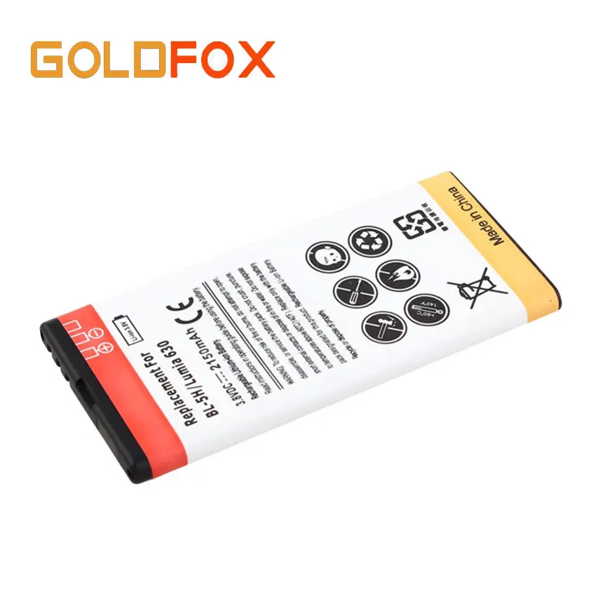

Mobile Phone BL-5H Battery For Nokia Lumia 630 638 636 635 1pc Replacement Batteria 2150mAh Wholesale