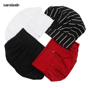 

sanxiaxin High Quality Wholesale Sushi Chef Waiter Hats Adult Restaurant Hotel Bakery Canteen Chef Cooker Workwear Cap chefs hat