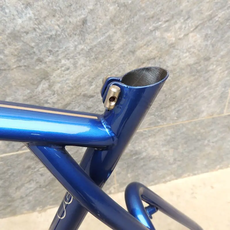 Perfect last 2019 V brake Chromium molybdenum steel roadbike frame 700C 50cm road cycling bicycle 34mm pipe clamp Bicycle accessories Th 5 Perfect last 2019 V brake Chromium molybdenum steel roadbike frame 700C 50cm road cycling bicycle 34mm pipe clamp Bicycle accessories Th 5