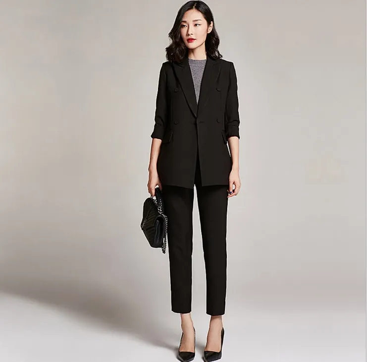 Version Féminin De angleterre La Noir Usure 1 Professionnel Vent Costume Petit Printemps Mince 1 Beau Coréen Nouvelle RqqvTw