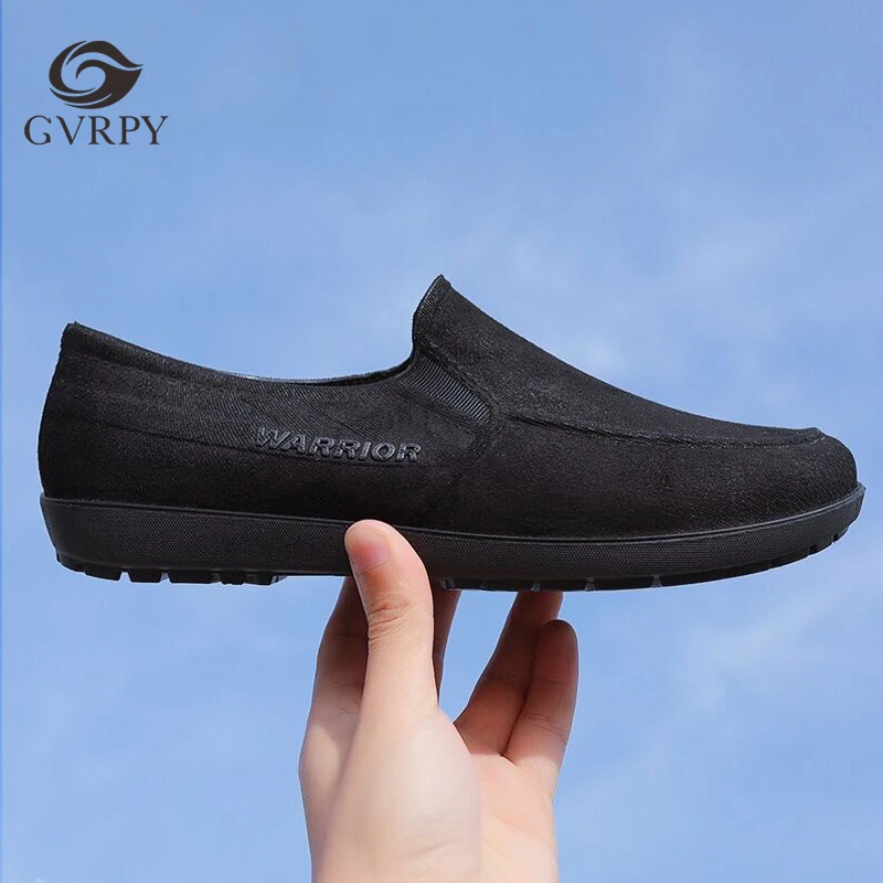 

Chef Shoes Men's Low-slip Non-slip Waterproof Casual Rubber Shoes Hotel Restaurant Canteen Kitchen Cooking Work Special Shoes