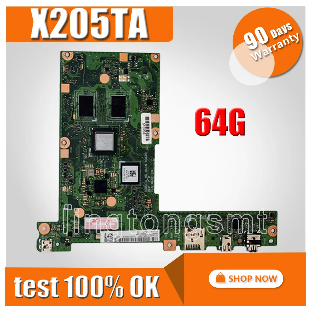 X205TA Motherboard 64GB For ASUS X205TA X205TAW Laptop motherboard X205TA Mainboard X205TA Motherboard test 100% OK X205TA Motherboard 64GB For ASUS X205TA X205TAW Laptop motherboard X205TA Mainboard X205TA Motherboard test 100% OK