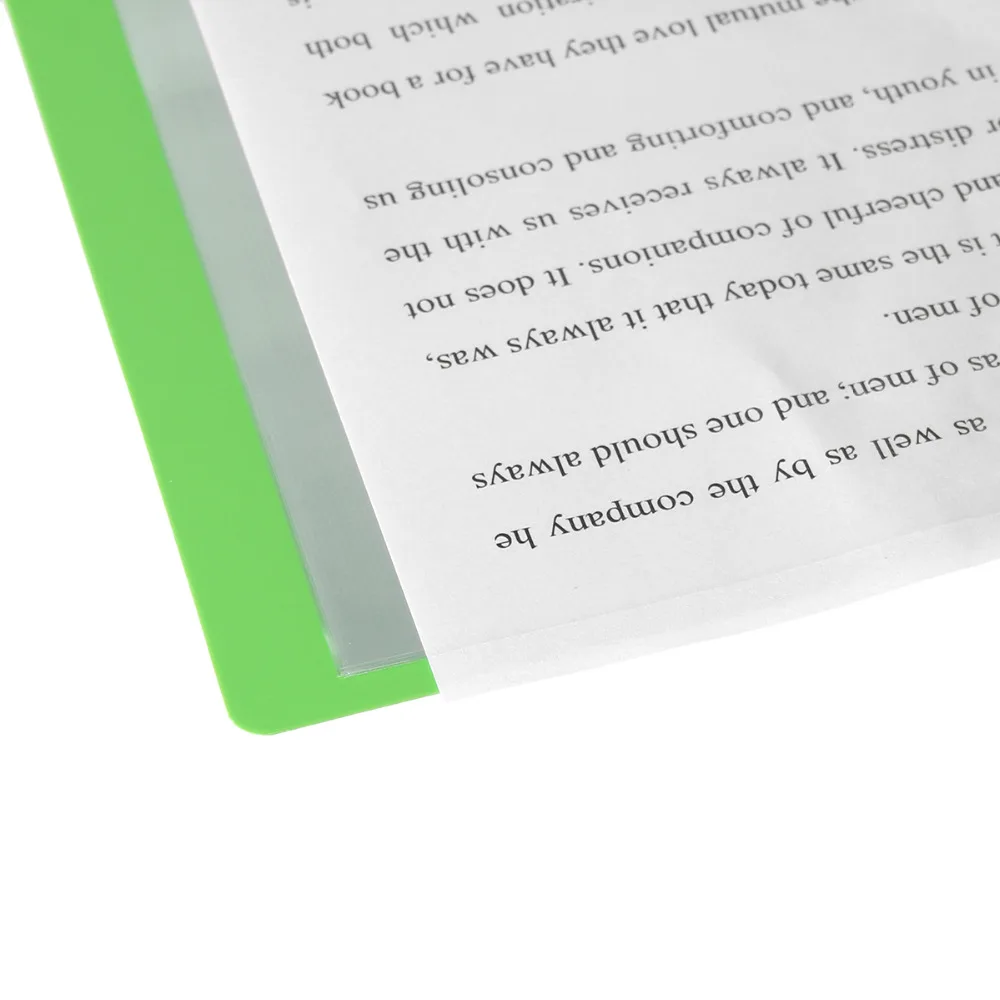 Креативный ПВХ пустая книга A4 Папка с файлами 30 карман презентации документ прямоугольник светло-желтый фиолетовый Цвета, 1 предмет