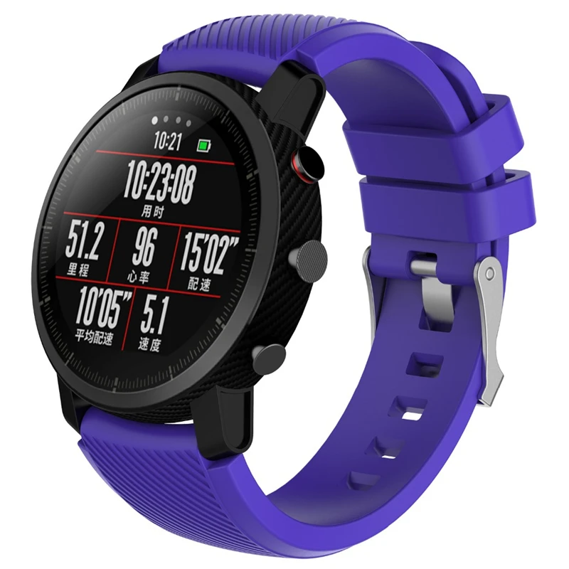 YUEDAER Twill шаблон ремешок для Huami Amazfit Stratos 2 ремешки Смарт часы замена для Xiaomi Amazfit Pace 22 мм ремешок для часов