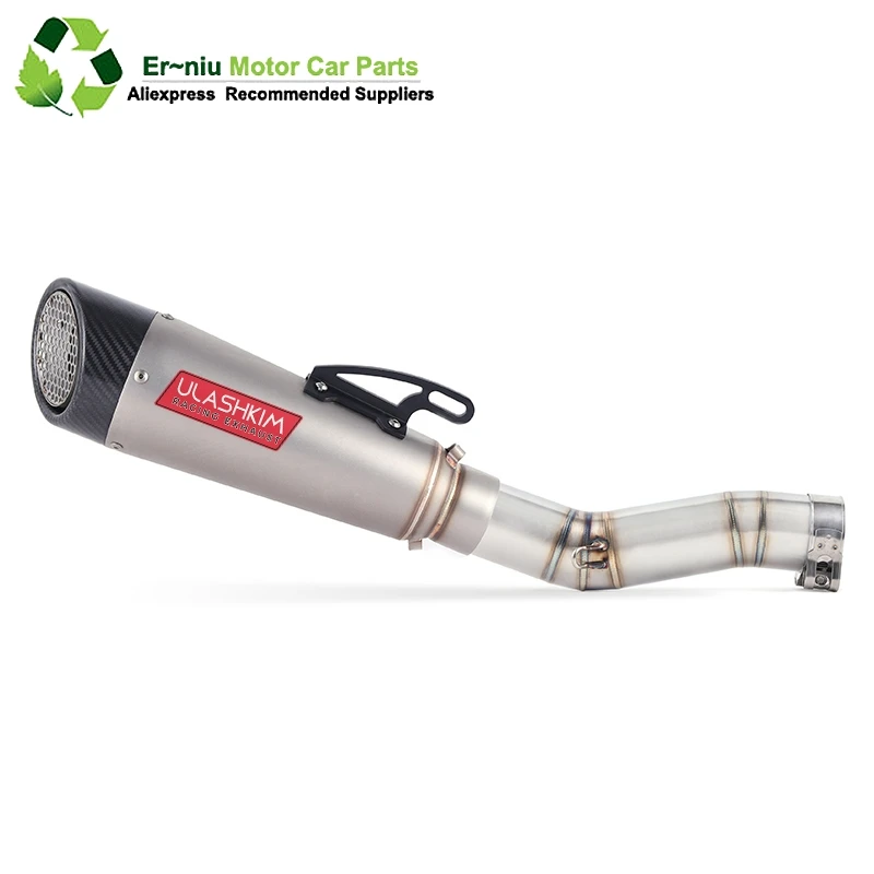 

K7 GSXR 600 750 GSXR700 GSXR750 Motorcycle Exhaust Muffler Middle Link Pipe Full System Slip On For Suzuki GSX R600 R700 R750 K7