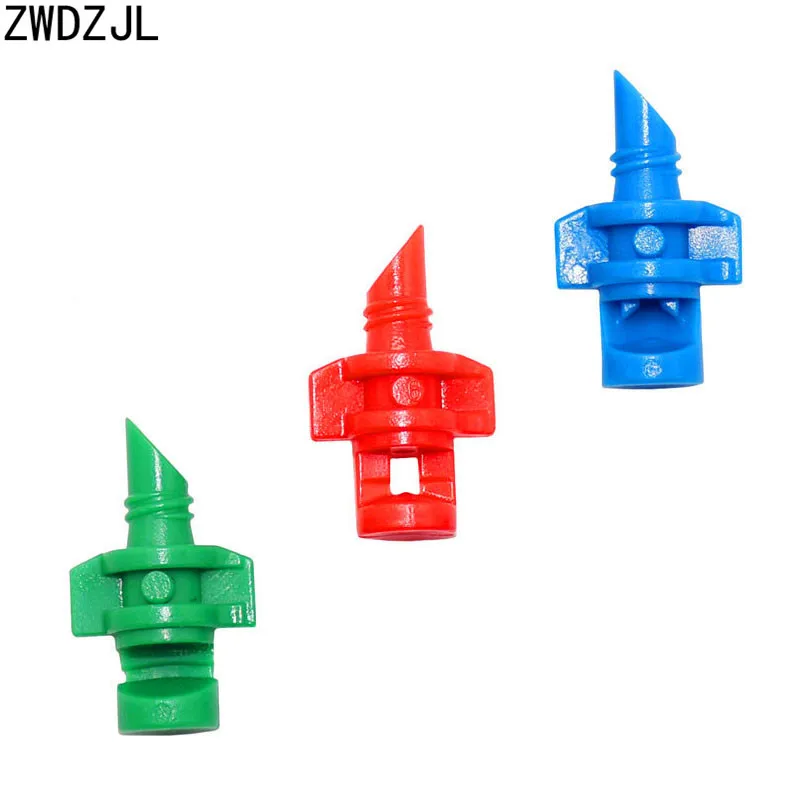 

Garden Irrigation Refraction nozzle Threaded Sprinkler connection fog nozzle 90/180/360 Degrees Sprayer 30pcs