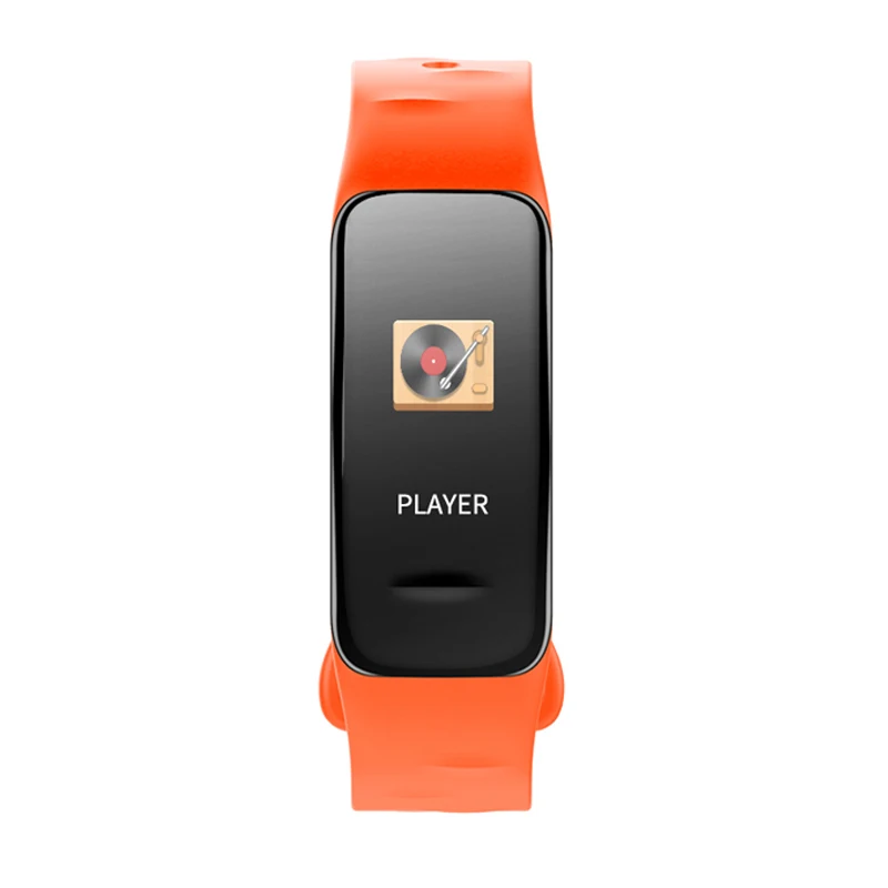 Умный браслет RUIJIE C1S с цветным экраном и функцией измерения пульса, артериального давления, насыщения кислородом, трекер активности, браслет с фитнес-трекером - Цвет: Оранжевый