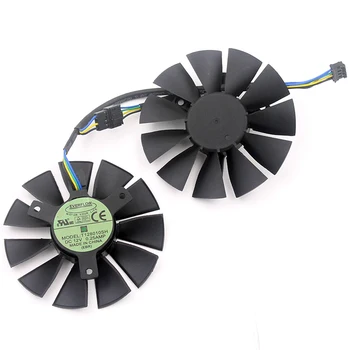 

2pcs/lot STRIX GTX960 GTX950 GTX750Ti graphics card fan computer VGA cooler fans for ASUS Video card cooling