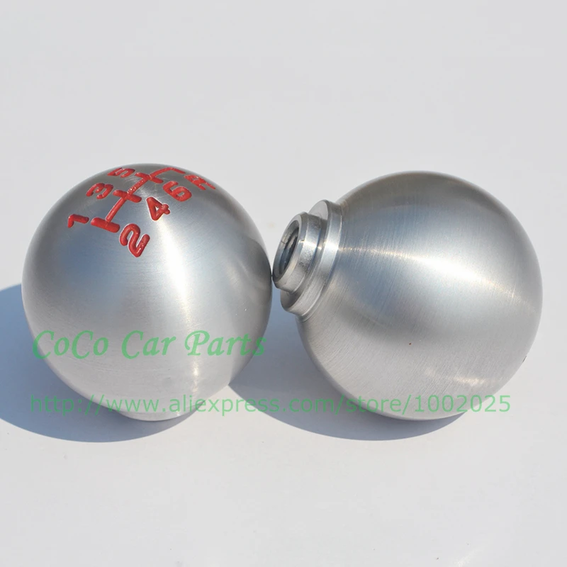 Fd2 Gear Shift Knob 5mt Racing Car Shift Knob Aluminum Ball Shape 6