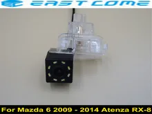Auto impermeabile di Visione Notturna del CCD 8LED Macchina Fotografica di retrovisione Inversione di Sostegno di Parcheggio Della Macchina Fotografica PER Mazda 6 2009 2010 2011 2012 2013 2014