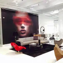 Родос Черный коврик из бычьей кожи