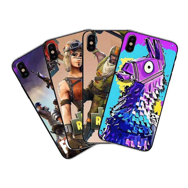 Цветной игровой чехол для телефона Apple iphone 7 plus мягкий из ТПУ чехлы XS Max 8 6 6s X XR MAX