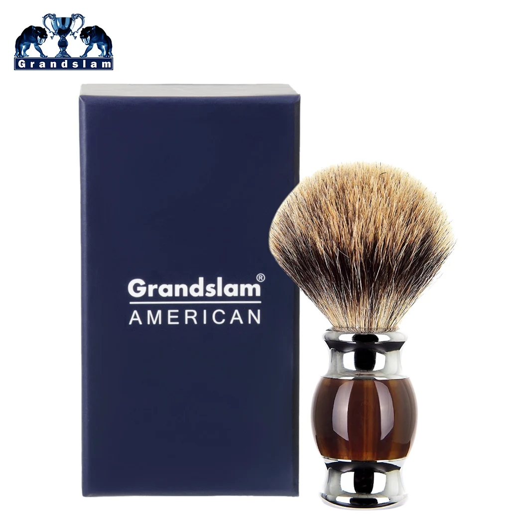 

Mens Pure badger Shaving brush Premium Brushes Men grooming kit Fit shaving scuttle Using with ZY shaving cream