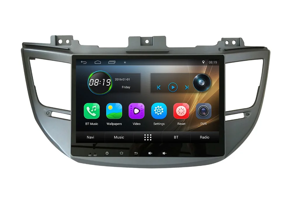 Flash Deal Nedehe 10.1 inch 1024x600 Android 7.1 Car Radio dvd GPS for Hyundai IX35 Tucson 2015 2016 car head unit audio player Bluetooth 0