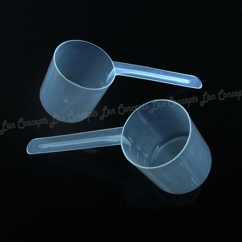 30g plastic measuring scoop small spoon transparent