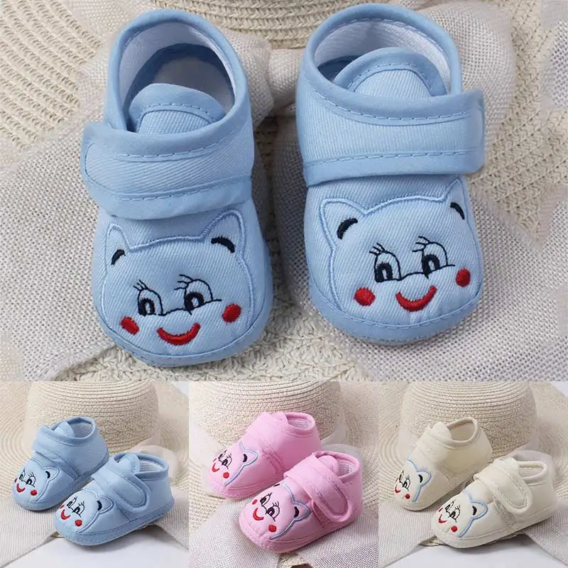

Baby Girl Boy Soft Sole Cartoon Anti-slip Shoes Toddler Shoes