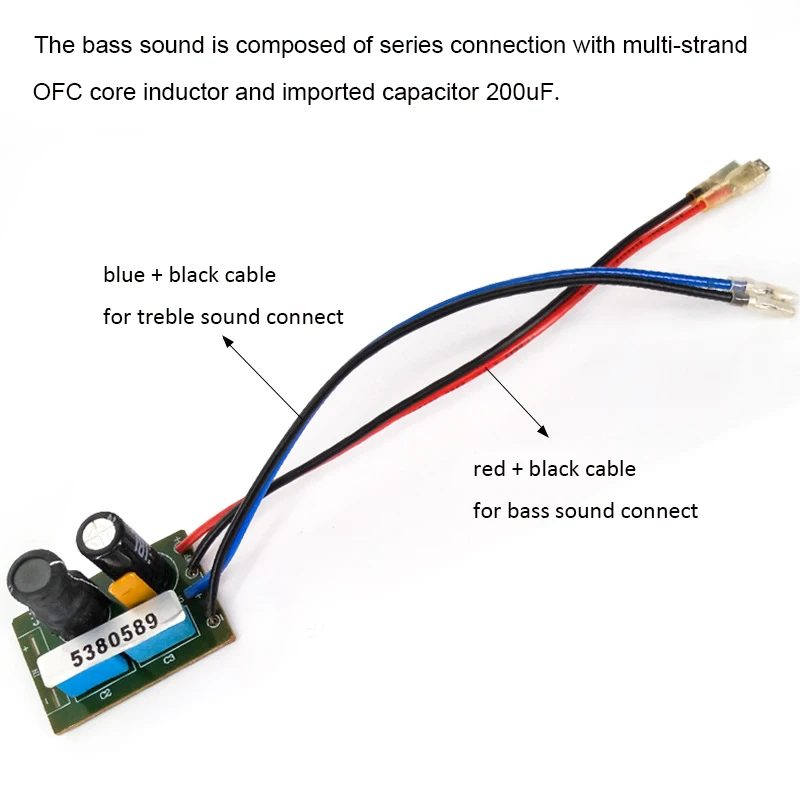 60 Вт умный дом Динамик Audiophile DIY центральный канал Динамик 2 варианта делитель частоты 2 варианта аудио кроссовер Динамик аксессуары для ручной работы