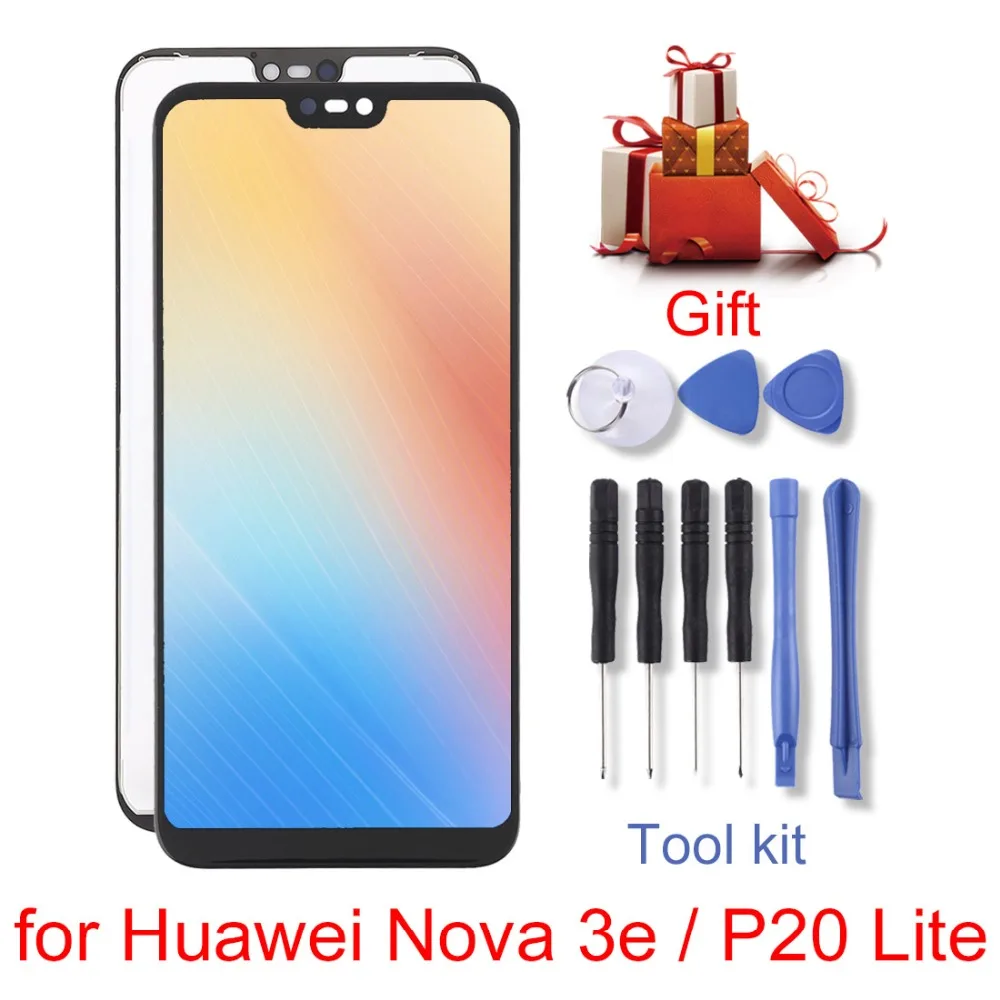 Новый Для Huawei Nova 3e/P20 Lite/nova/2 s ЖК-экран и дигитайзер полная сборка ремонт |