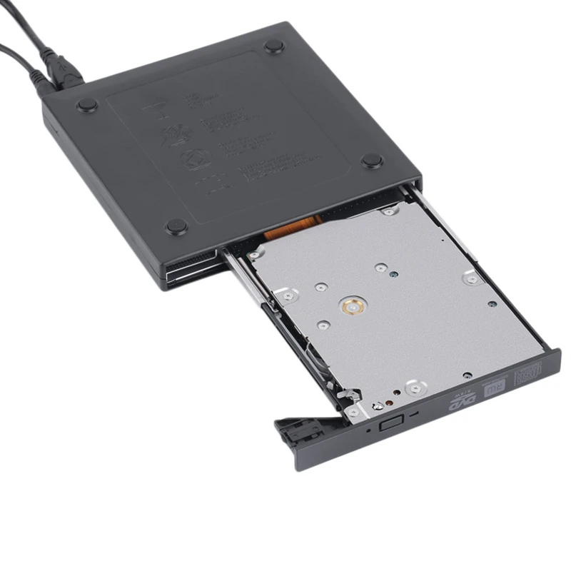  External Usb 2.0 Cd Dvd Rom Player Optical Drive Dvd Burner Reader Dvd Recorder For Wind8/8.1/10/Ma