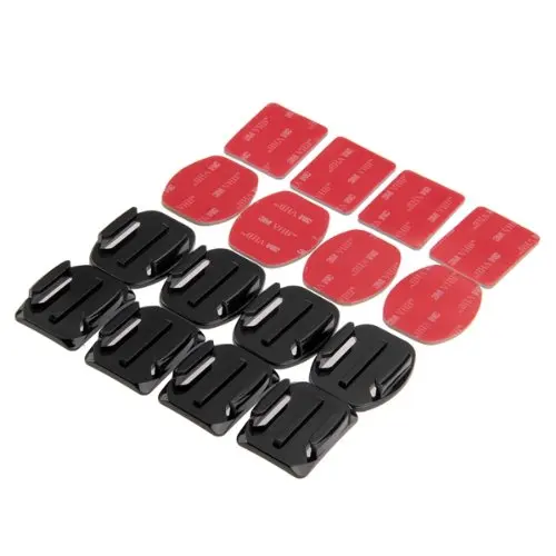 

CES-4 x flat Mounts + 4 x Curved Surface Mounts with 3M Adhesive for Goro Hero 2 3 3+