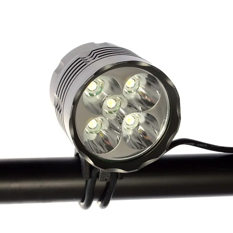 Best WasaFire 6000lm 5* XM-L T6 LED Bike Light Bicycle Lights LED Lamp Headlamp HeadLight Waterproof Aluminum alloy generator bicycle 2