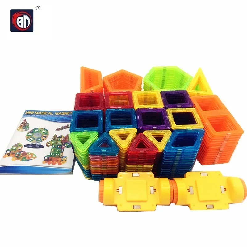 BD Toys 146pcs Mini Magnetic Block Set Designer Construction Model & Building Toy Plastic Educational Toys For Kids Gift block-set : image BD Toys 146pcs Mini Magnetic Block Set Designer Construction Model & Building Toy Plastic Educational Toys For Kids Gift block-set