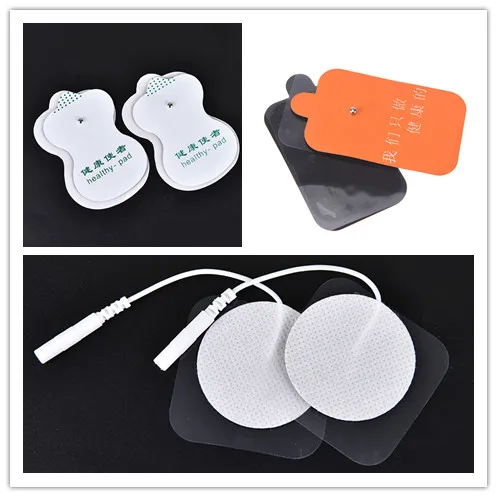 NEW 10PCS Massager Pad White Electrode Pads Digital For Tens Acupuncture Digital Therapy Machine