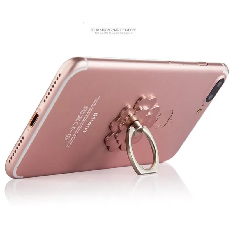 Finger Ring Mobile Phone Smartphone Stand Holder For iPhone X 8 7plus Samsung cell Smart Round Phone holder Car Mount Stand