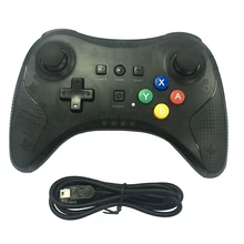 50 pcs Dual usb Pro Controlador sem fio Bluetooth jogo gamepad joystick botão de cor com luz de controle remoto para o Wii u