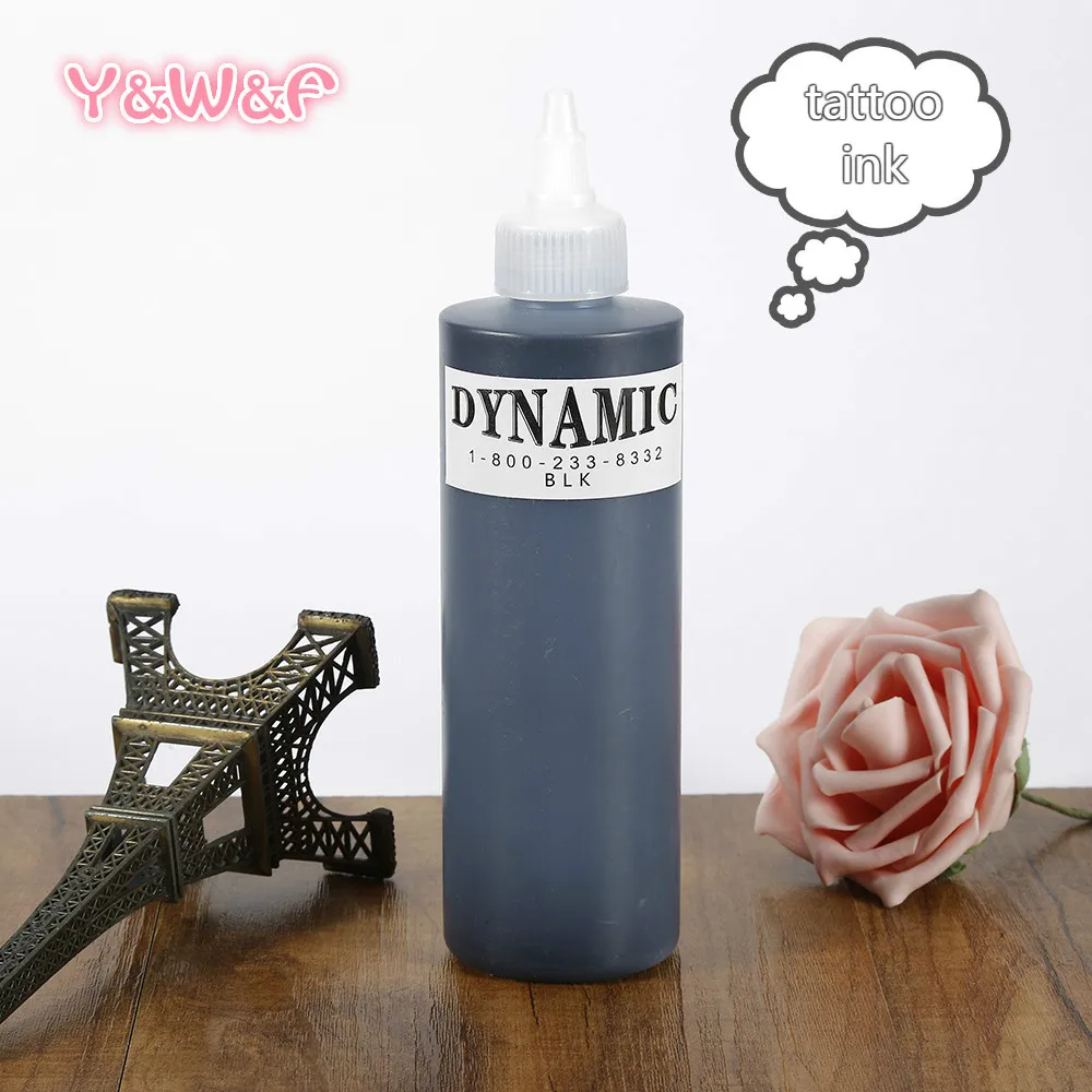 Y W F Professional 249ML Black 1 Bottle Tattoo Ink For Lining And 