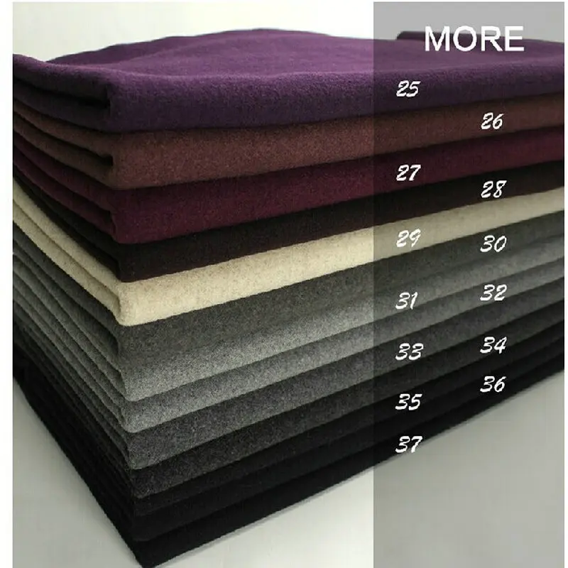 

Multicolor Cashmere And Woolens Cut Velvet Wool Fabric Coat Winter Garment W1H02