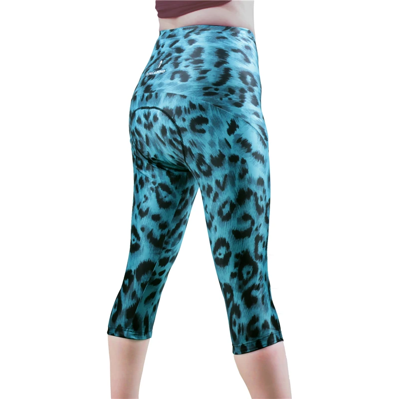 ILPALADINO женские велосипедные штаны 3/4 длина Велоспорт 3D гелевые мягкие брюки плотные для занятий спортом на открытом воздухе бег велосипедная Одежда для велоспорта