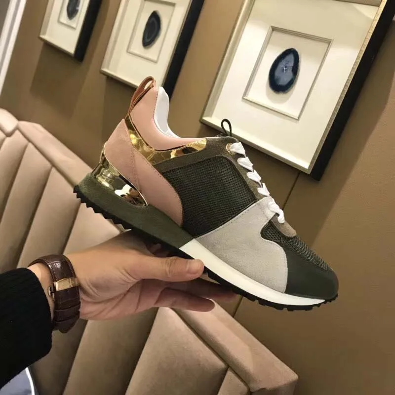 

Fashionable popular Woman shoes high quality Luxury Shoes genuine leather Unisex Ladiy famous brand Shoes For Adult Breathabl