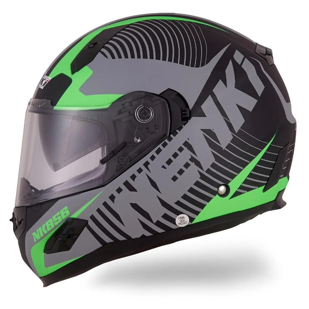 NENKI Full Face motorcycle helmet NK 856 Fiberglass Double Visor ECE