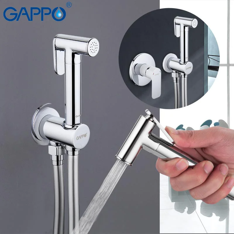 

GAPPO Toilet Bidets Hygienic Shower Bathroom Bidet Mixer Muslim Toilet Shower Bidet Wall Mount Toilet Spray Shower Enema