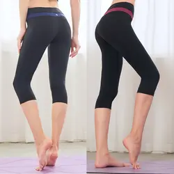 EDONNICA штаны для йоги Для женщин 3/4 спортивные легинсы для бега колготки под брюки Femme Фитнес капри для фитнеса