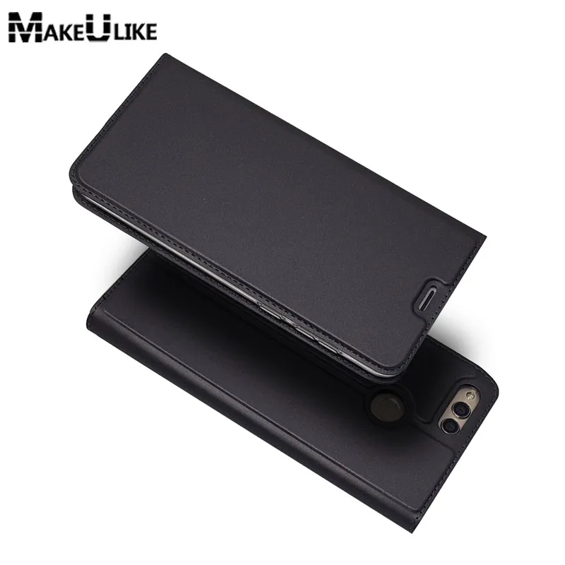 

MAKEULIKE PU Leather Case For Huawei Honor 7X Ultra Thin Fitted Case Magnetic Cover Coque For Huawei Honor 7X Flip Case