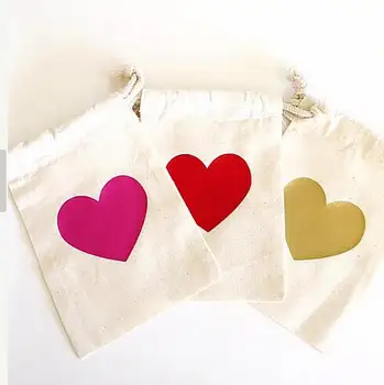 

colorful hearts wedding Hangover Kit jewelry favor Bags Bachelorette hen bridal shower Champagne Party gift bag