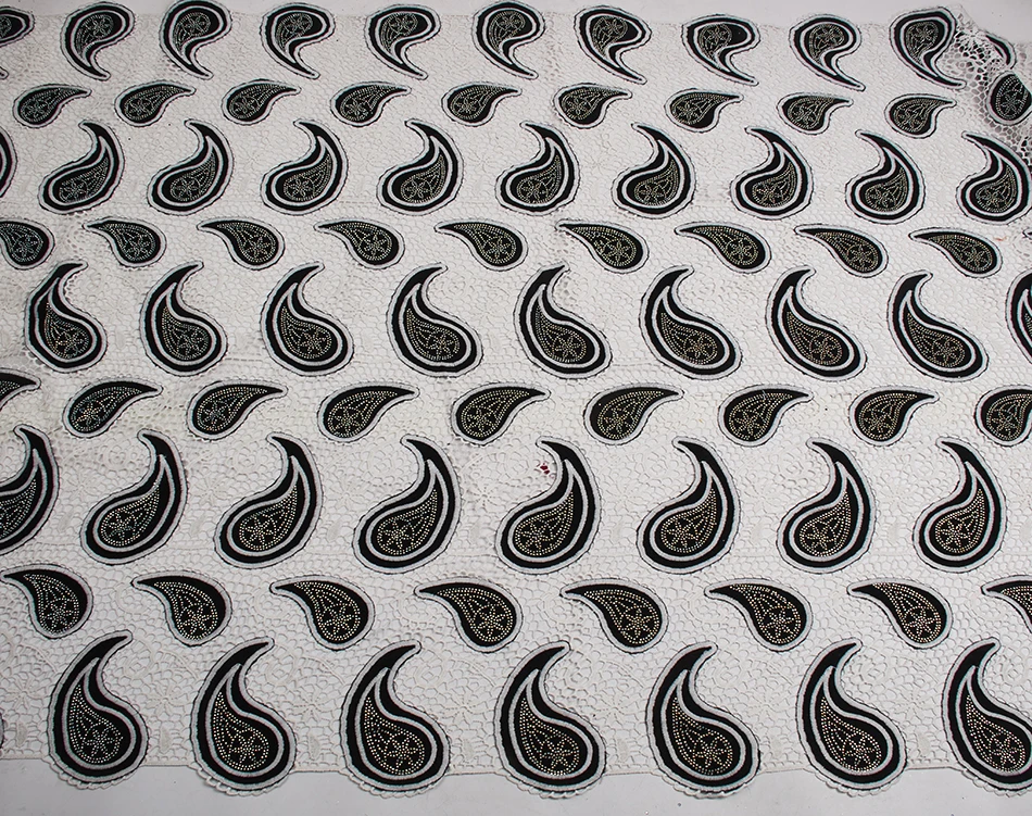 Высококачественная африканская французская кружевная ткань последний гипюр шнур кружевная ткань из химических нитей с камнями для свадебных платьев KS2520B-3