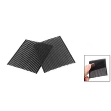 5 X Высокое качество челка клип волшебная паста посты бахрома волосы наклейки Черный 5 мешков