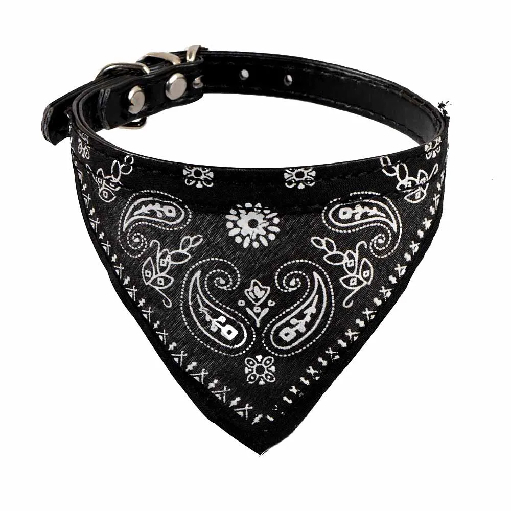 

5 Color Dog Collar Neck Scarf Puppy Dog Pet Cat Supplies Bandana Collar Neckerchief Adjustable Pet Collars ##